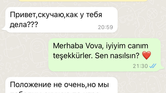 Ruslarla aranız nasıl?