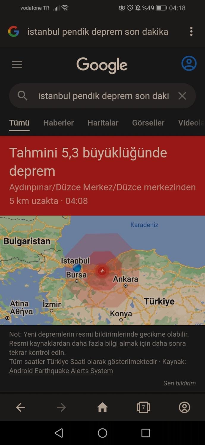 Çok büyük geçmiş olsun 🤲inşallah kimsede bisey yoktur
