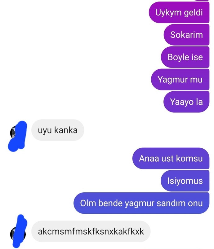 Telefonunuza herhangi bir uygulamadan gelen son mesaj nedir?
