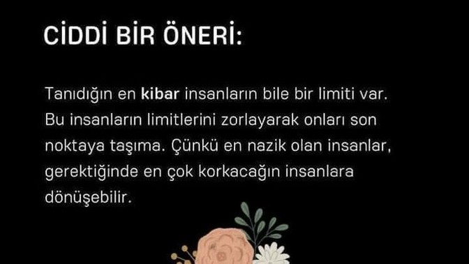 Günaydın, sizin limitiniz nereye kadar?