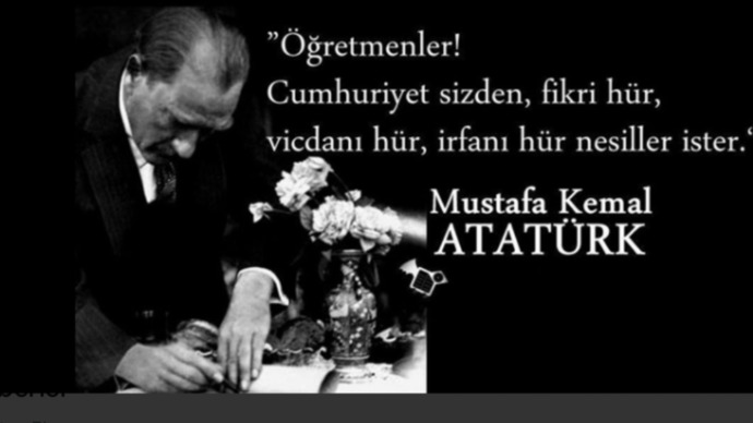Başta Başöğretmen Gazi Mustafa Kemal Atatürk olmak üzere tüm öğretmenlerimizin öğretmenler gününü kutluyorum 