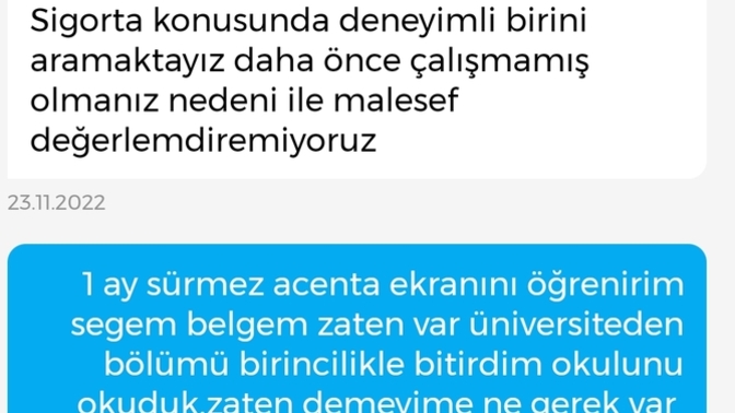 İş verenlerin neden böyle?