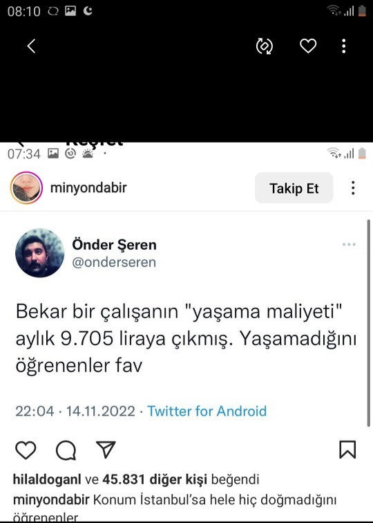 Bekar çalışanın yaşama maliyeti 9.705 TL olmuş. Maaşınız yetiyor mu?