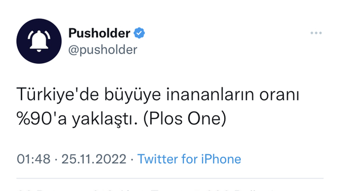 Türkiye'de büyüye inananların oranı %90'a yaklaştı. Sen böyle şeylere inanır mısın?