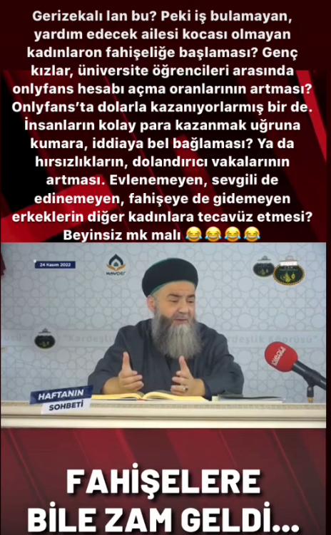 Şükür bugün de ekonomiden dolayı günah işlemedik. Günaha bile giremeyecek kadar fakir misiniz?