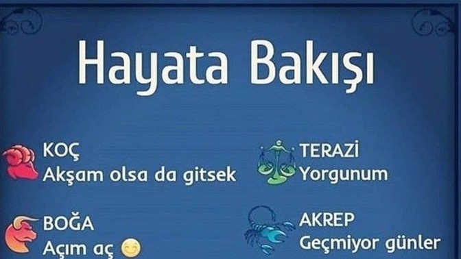 Burçların hayata bakış nasıl?