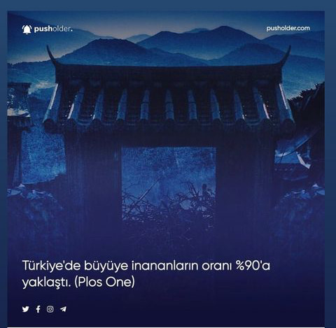 Türkiyenin çoğu büyüye inanıyor. Peki sen bu çoğunluğa dahil misin?