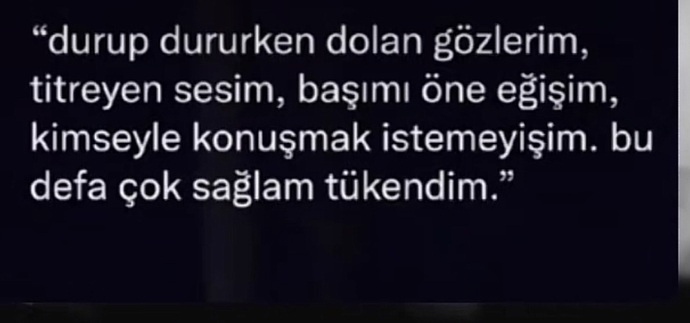 Şu an ne hissediyorsunuz?
