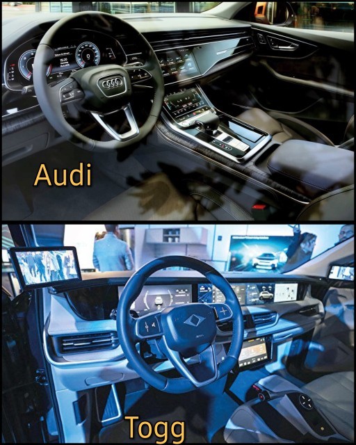 Audi mi🇩🇪? Togg mu🇹🇷? Tercih edecek olsanız seçiminiz hangisinden yana olur?