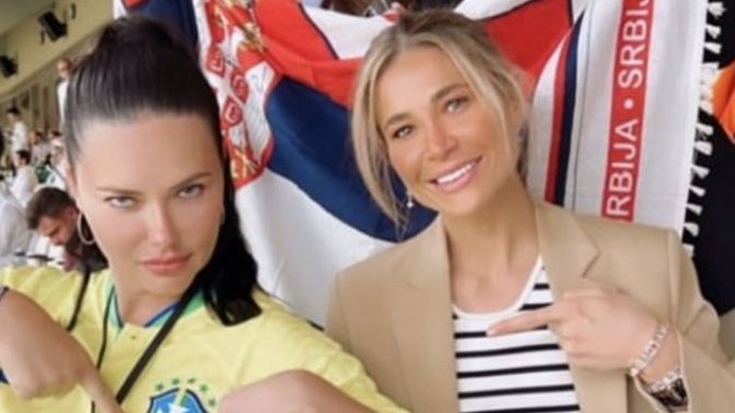 Adriana Lima'nın son hali beğenilmedi! Maç izleyen Adriana Lima'yı nasıl buldunuz?