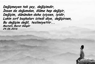 Sevdiğin biri için değişir misin?