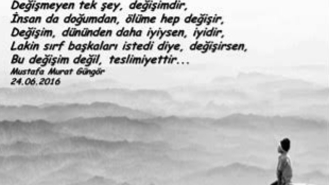 Sevdiğin biri için değişir misin?