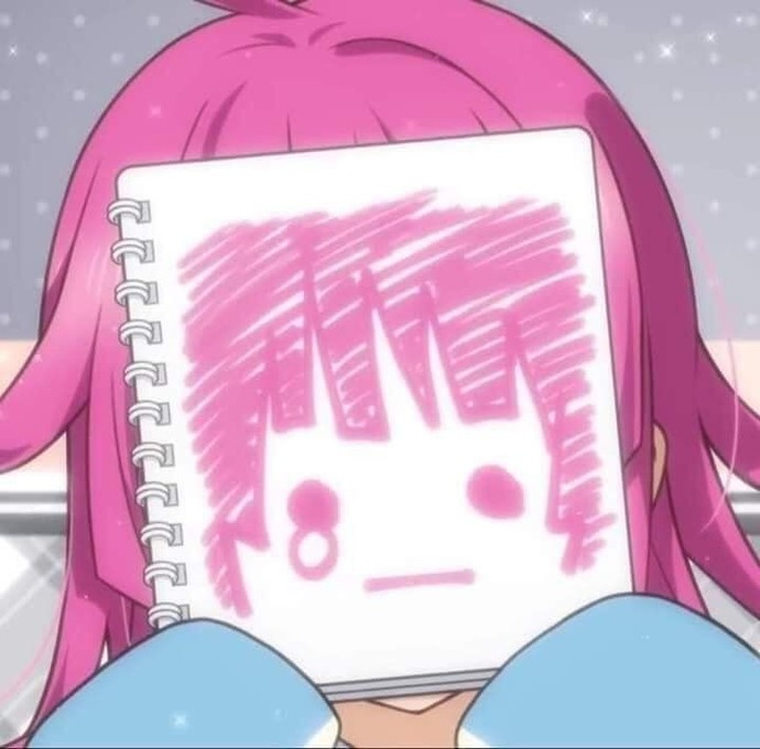 :).