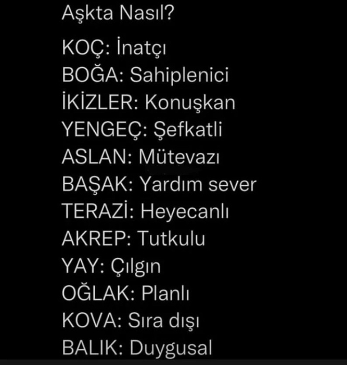 Burcun aşkta nasıl?