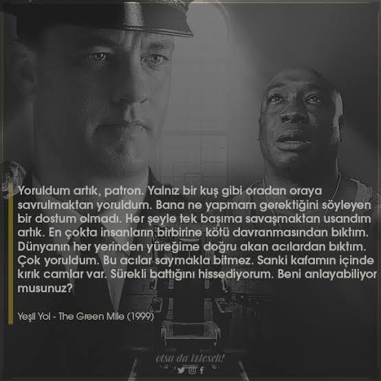 En sevdiğiniz film replikleri nelerdir?