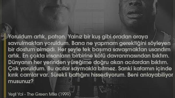 En sevdiğiniz film replikleri nelerdir?