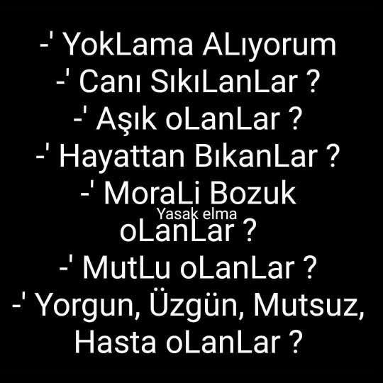 Gece yoklaması yapalım kimler nerede ne yapıyor?