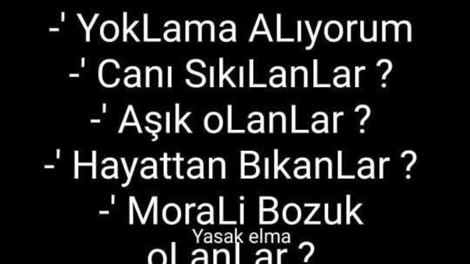 Gece yoklaması yapalım kimler nerede ne yapıyor?