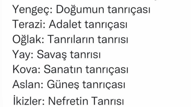 Mısır mitolojisine göre burcun nedir?