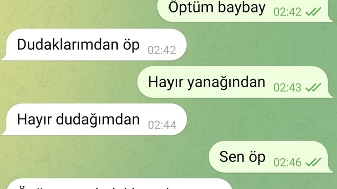 2 yıldır hiç konuşmadık bunları çünkü benim tersliyceğimi biliyordu? dün ilk defa böyle yaptı beni sevmiyor mu ya?