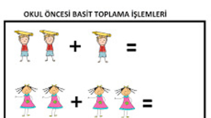 Çocuklar toplama/çıkarma işlemini kaç yaşından itibaren yaparlar?