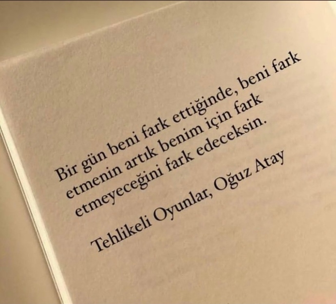 Sizi farketmesini istediğiniz birileri var mı?