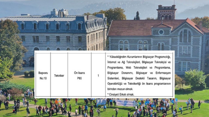 Boğaziçi Üniversitesi'nden tepki çeken iş ilanı: "Cinsiyeti erkek olmak". İş hayatındaki cinsiyetçilik ne zaman son bulacak?