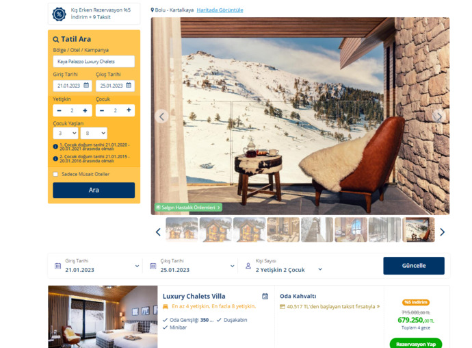 Boluda indirimli hali 680 bin TLlik otel sizce de uygun değil mi?