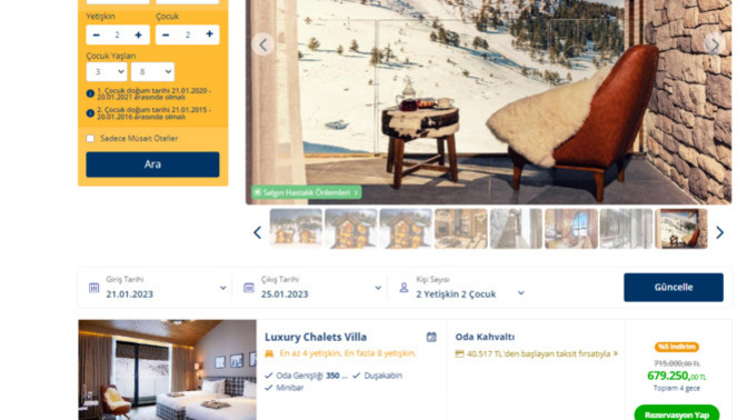 Bolu'da indirimli hali 680 bin TL'lik otel sizce de uygun değil mi?