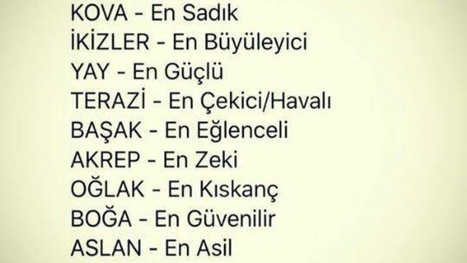 Sizin burcunuzun gizli özelliği nedir?