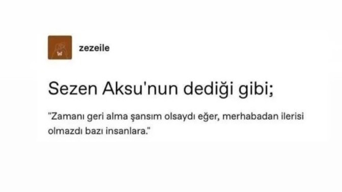 Bazen merhabadan öteye geçmemek lazım öyle değil mi?