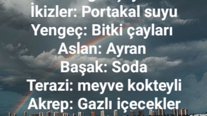Burcuna göre favori içeceğin ne?