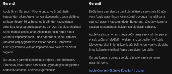 İPhone garanti nasıl oluyor?