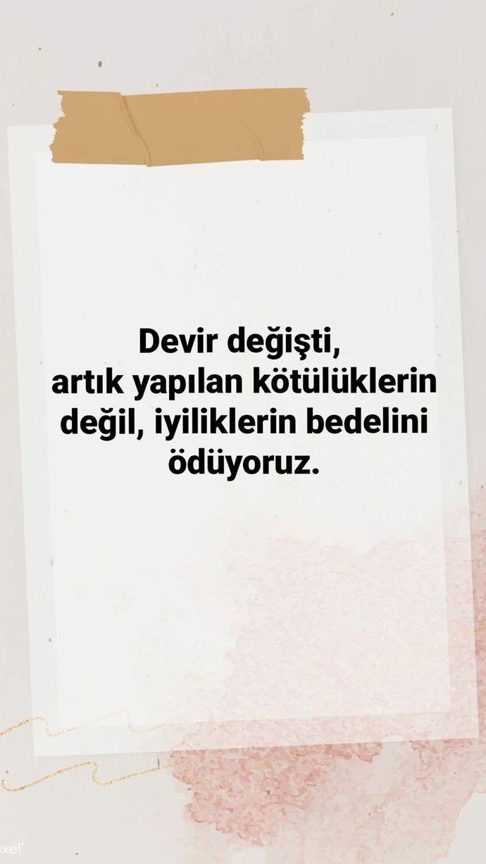Maalesef...