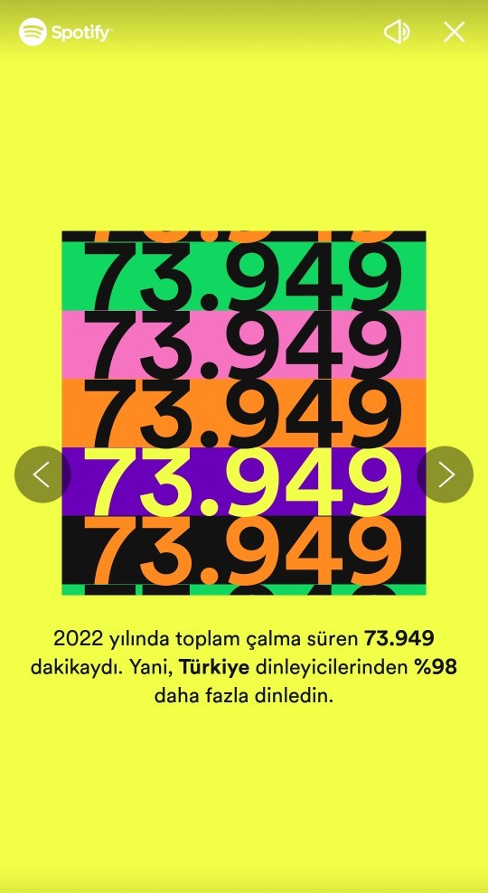 2022 yılında Spotify'dan en çok hangi sanatçıyı dinledin?