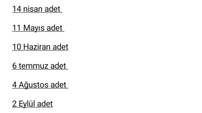 Sizce bu adet takvimine göre adetimin gecikmesi normal mi?
