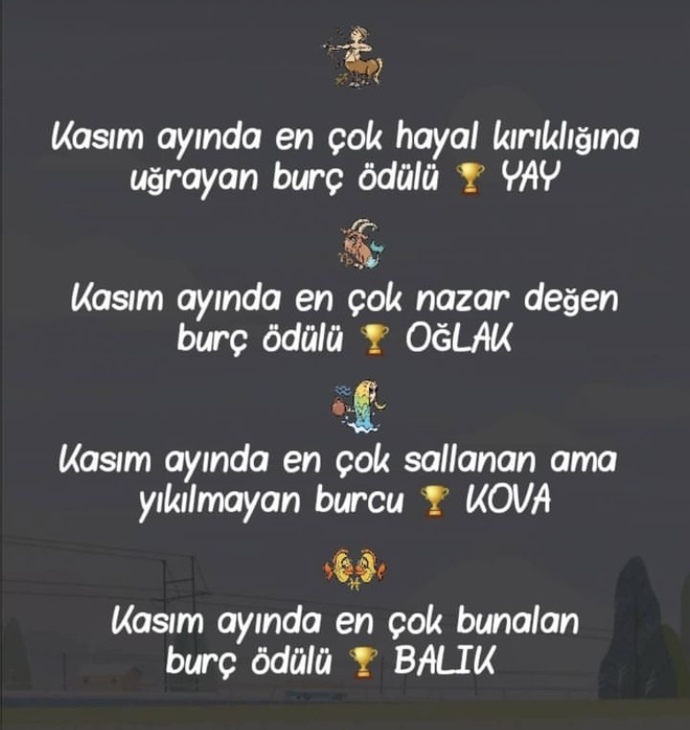 Burçlar kasım ayını nasıl bitirdi?