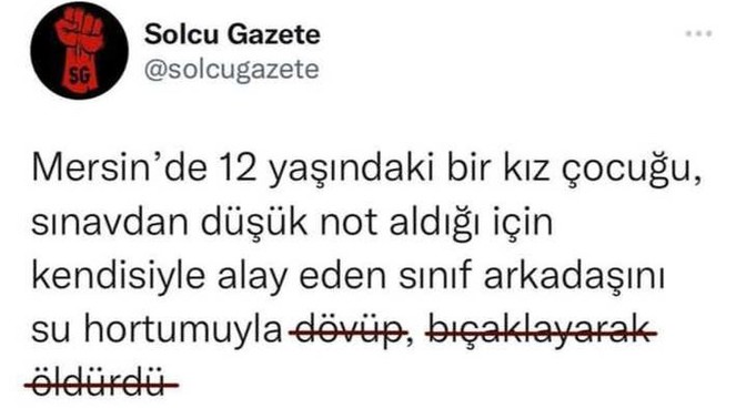 Mersinde 12 yaşındaki kız çocuğu sınıf arkadaşını bıçakladı?