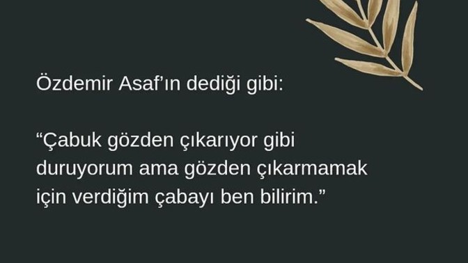 Birini gözden çıkarmamak için çok fazla çaba verir misiniz?