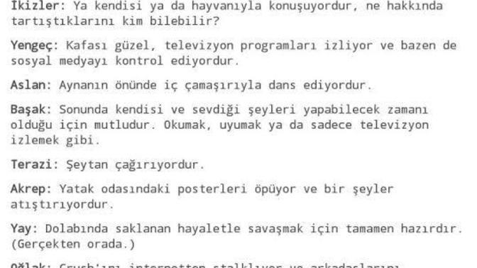 Burçlar evde yalnızken ne yapar 🤔?