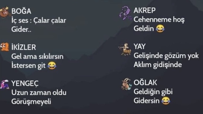 Burçların kalp ısıtan 🤣 misafir karşılama cümleleri nelerdir?