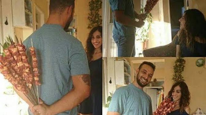 Bir buket çiçek mi, bir buçuk kebap mı?