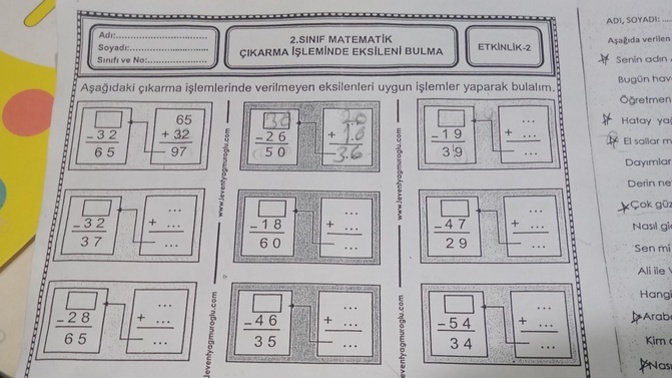 2. sınıf yiğenime bu konuyu anlayacağı şekilde nasıl anlatabilirim?