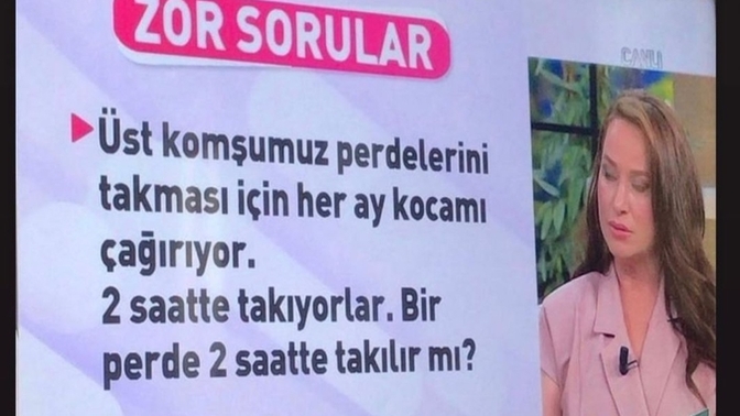 Bir perde ne kadar sürede asılır?