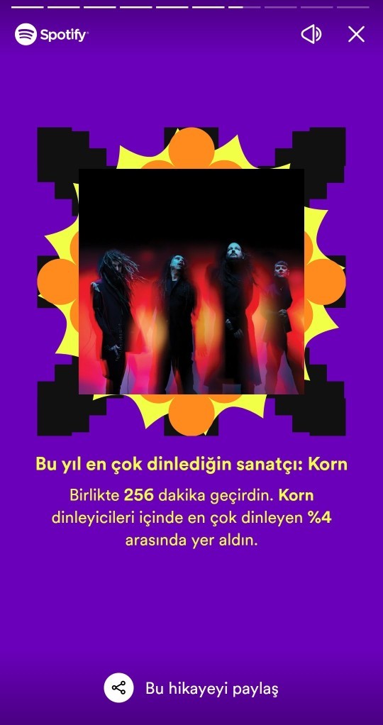En çok dinlediğiniz şarkı hangisi veya dinlediğiniz grup?