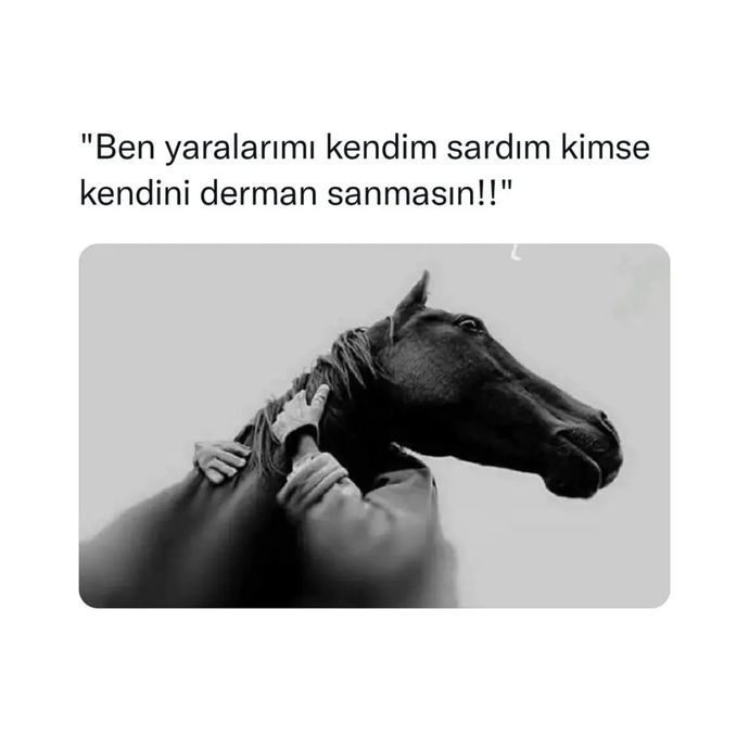 Yaralarını kendin mi sararsın yoksa başkasında derman mı ararsın?