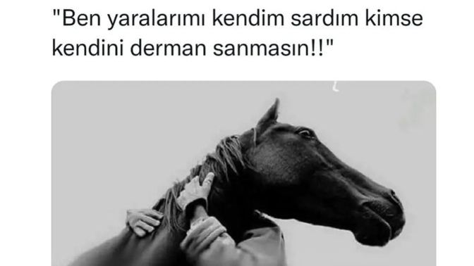 Yaralarını kendin mi sararsın yoksa başkasında derman mı ararsın?