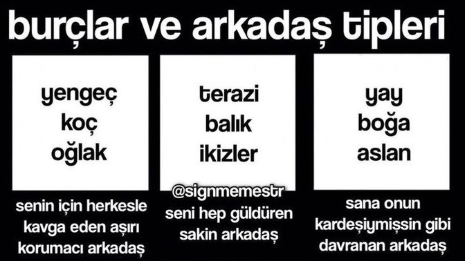 Burçların arkadaş tipi nedir?