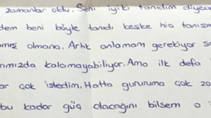 Böyle bi mektup aldım napmalıyım sizce 1 haftadır düşünüyorum?