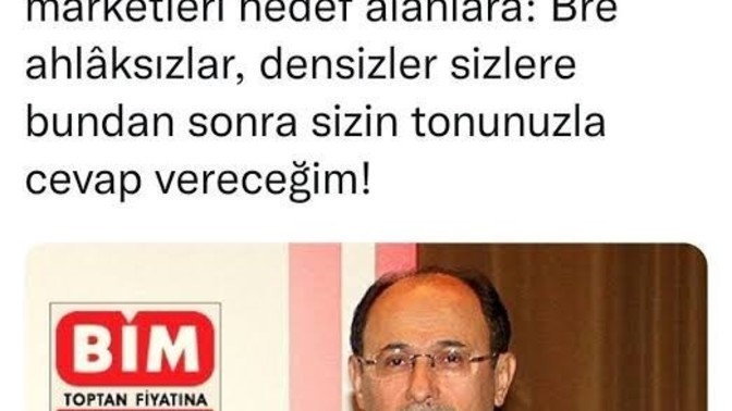 BİM CEO'su Galip Aykaç İstifa etti,. ne düşünüyorsunuz?